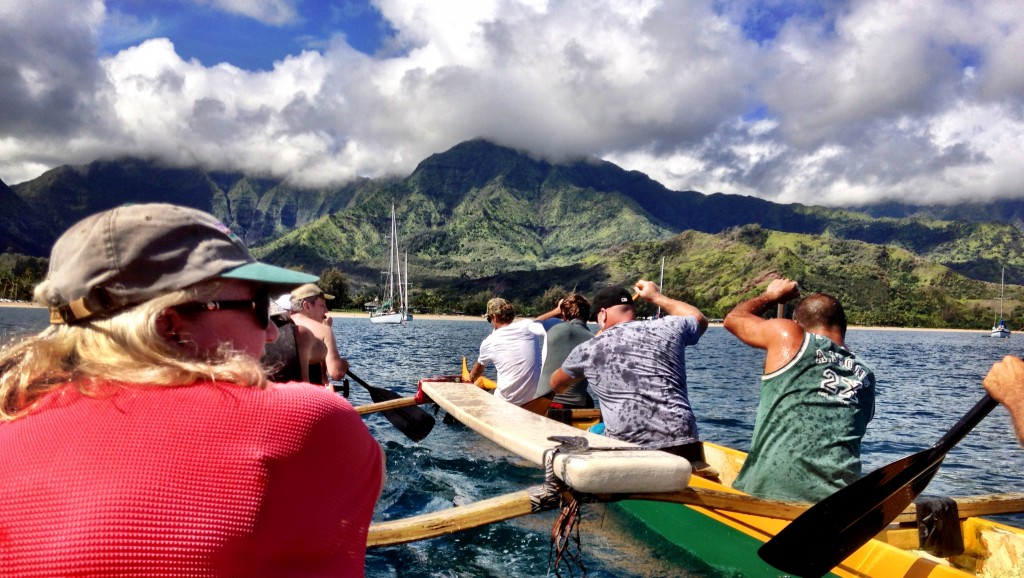 Hawaiian canoeing