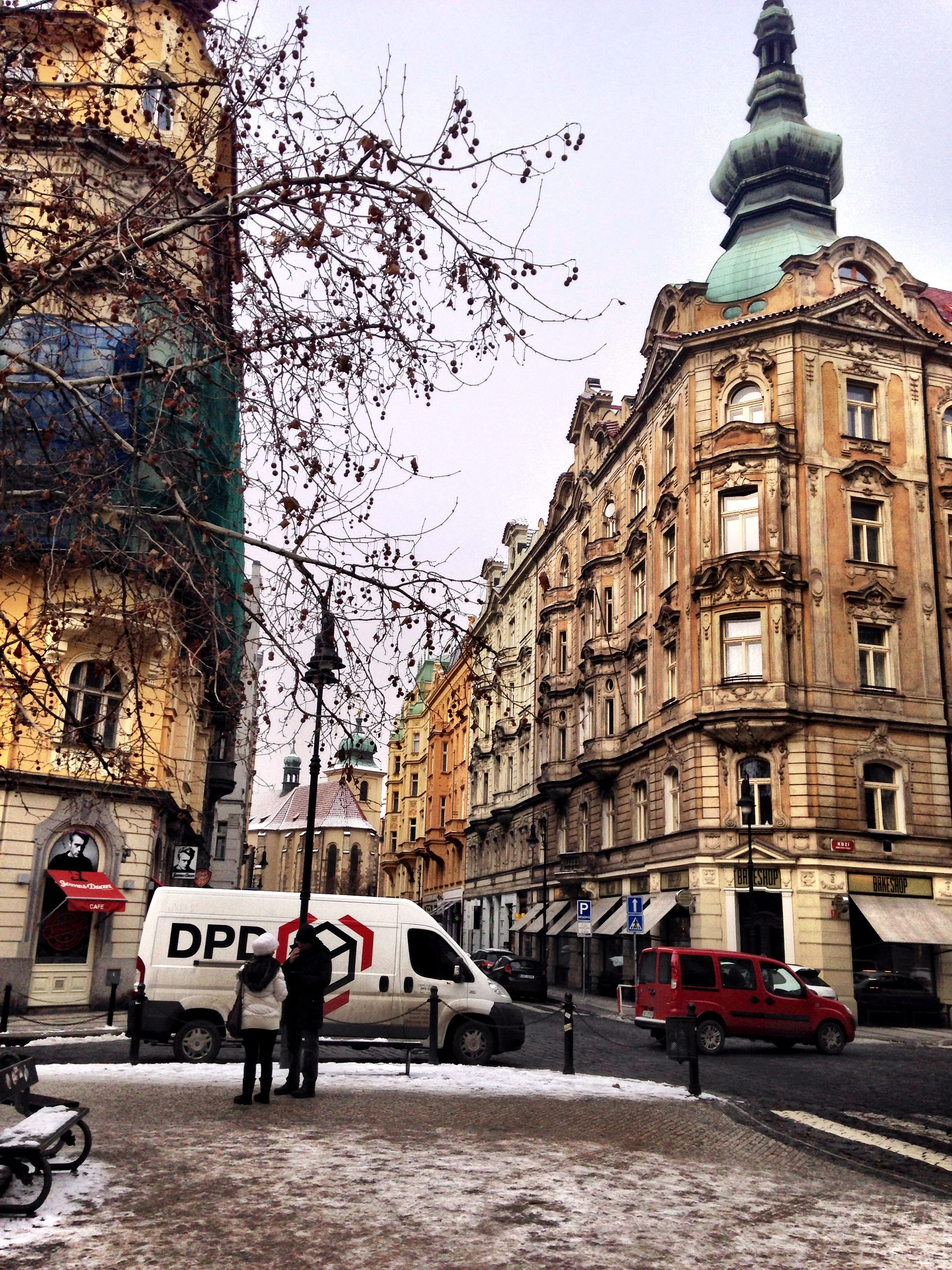 walking around Prague