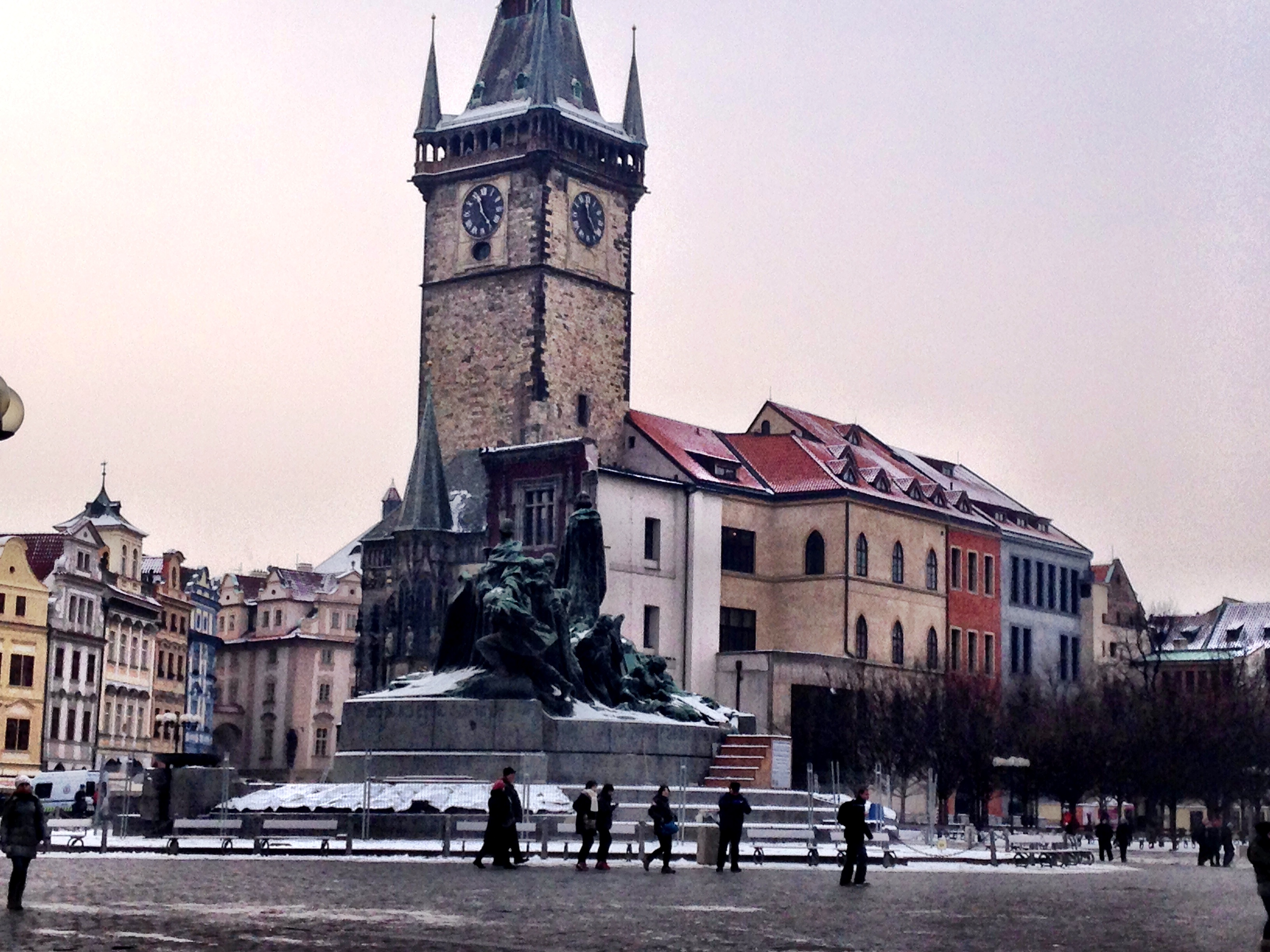 walking around Prague