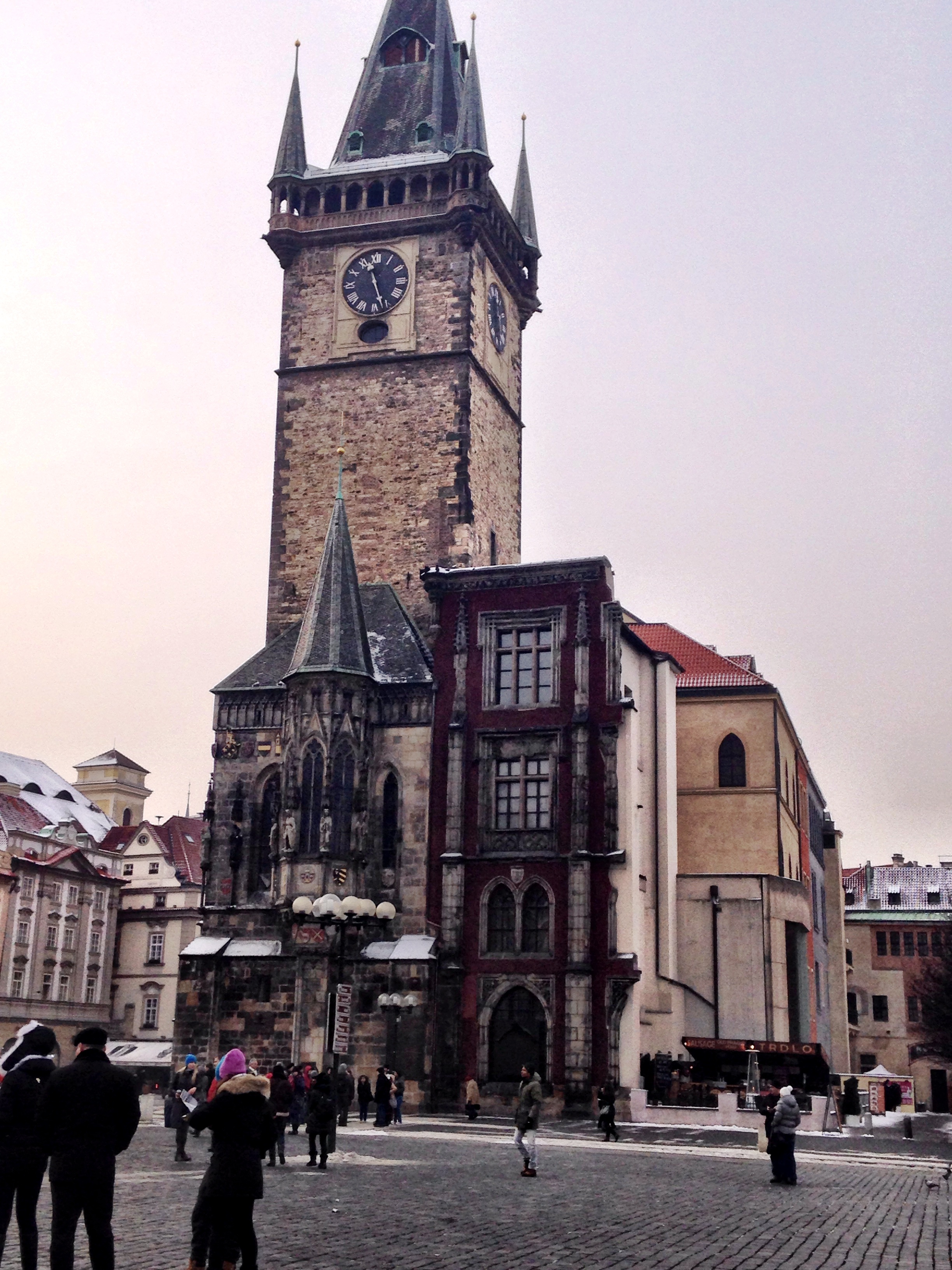 walking around Prague