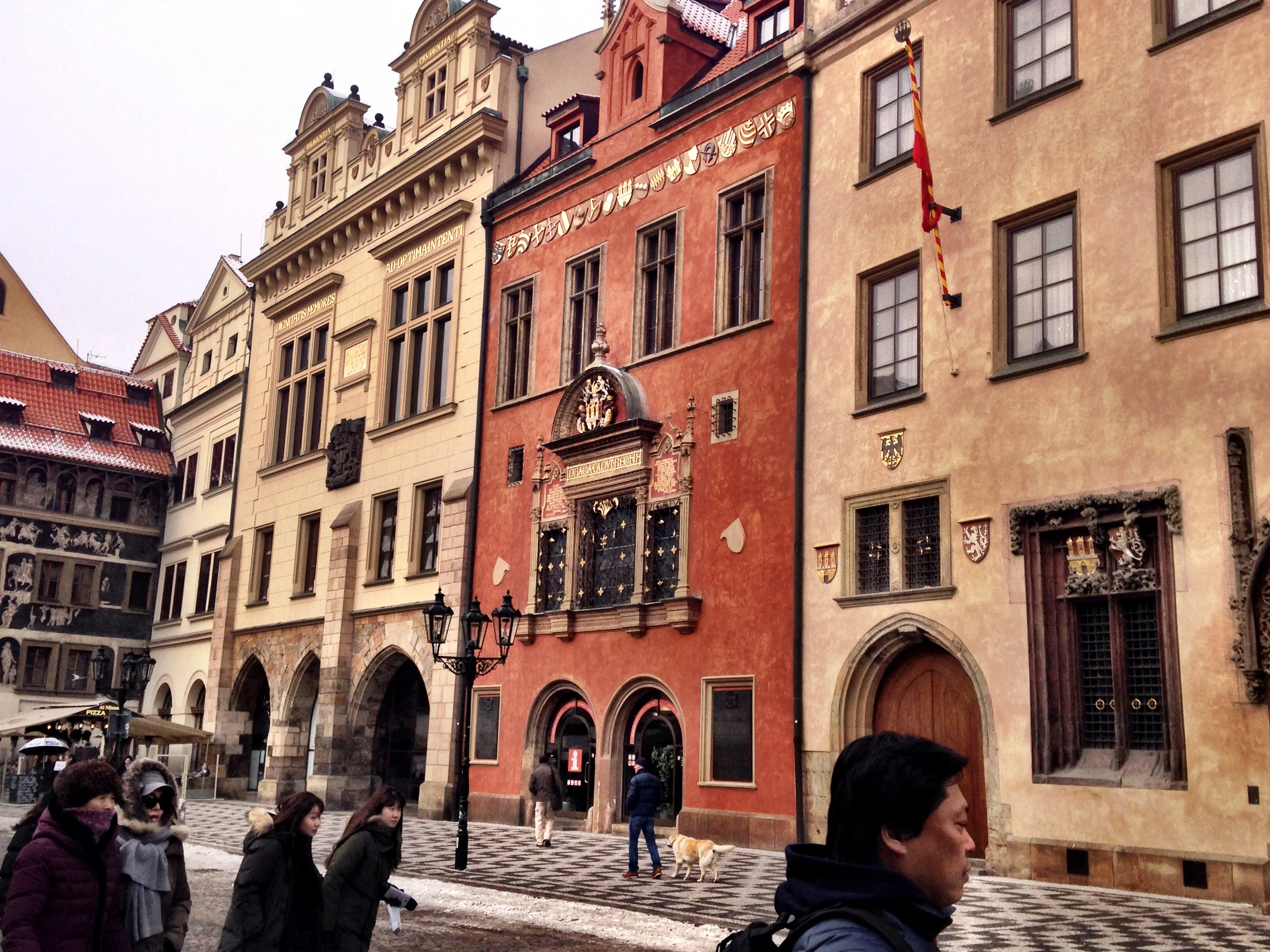 walking around Prague