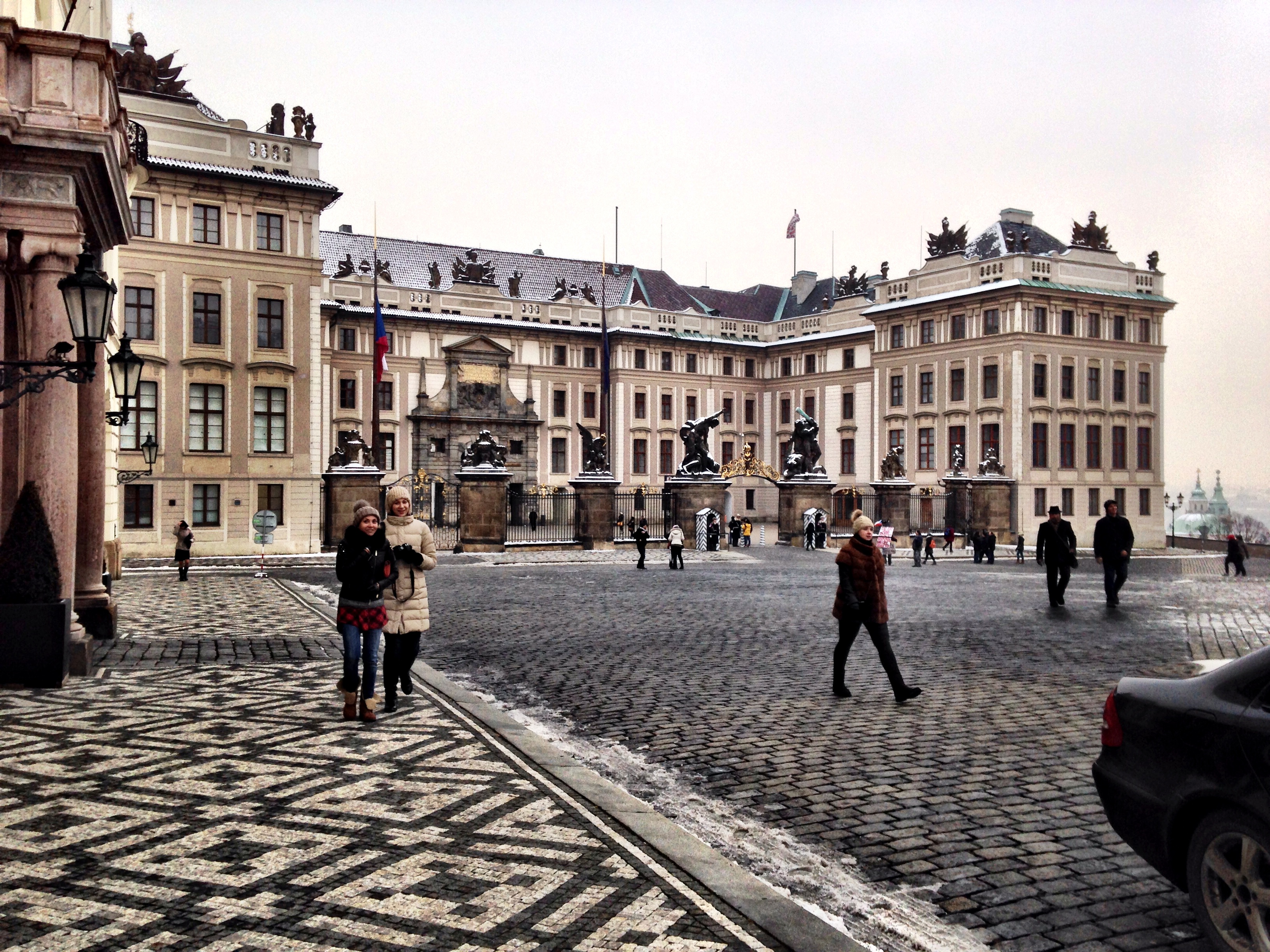 walking around Prague