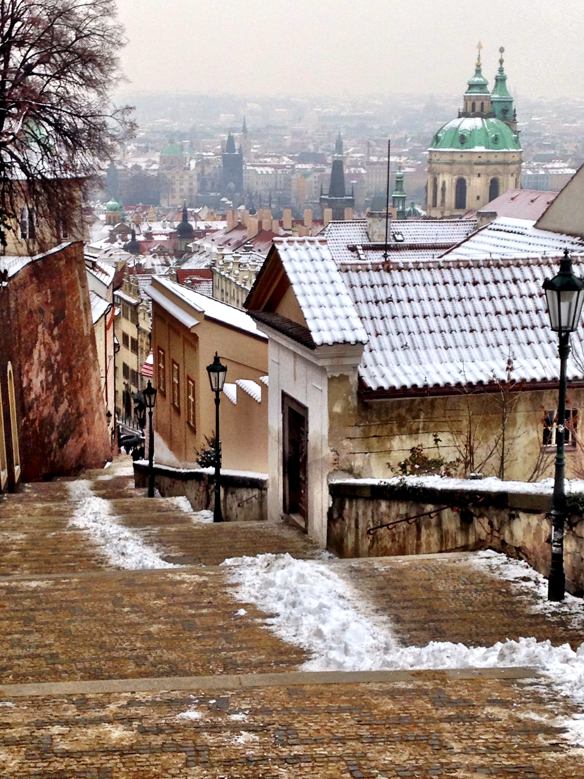 walking around Prague