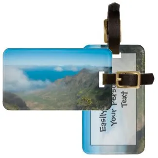 Kauai Na Pali Coast From Kokee Luggage Tag