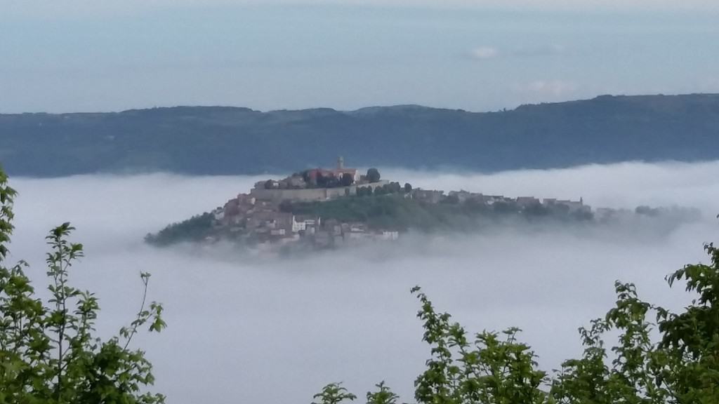 Motovun in the clouds