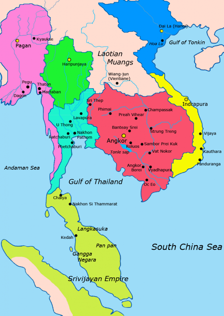 map of se asia 1000-1100