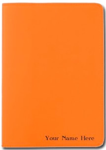 Personalized Hunters Blaze Orange Passport Holder