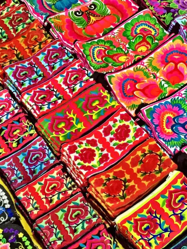 Luang Prabang Night Market Embroidery