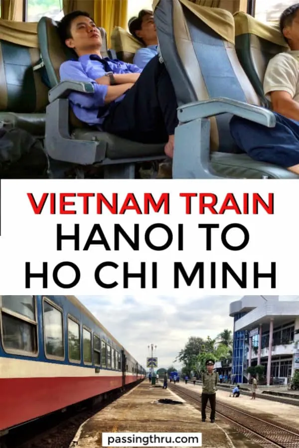 Hanoi to Ho Chi Minh City by train