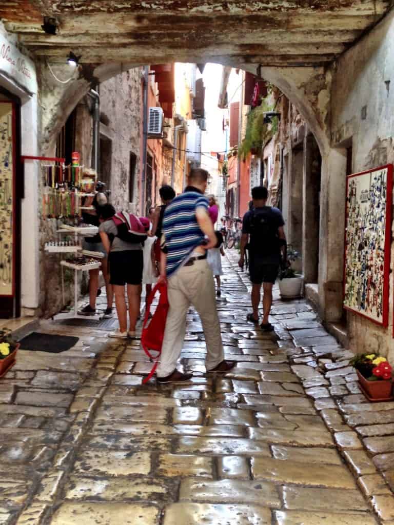 Romantic Rovinj stone streets