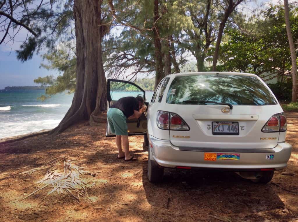 moving to kauai, parked at haena