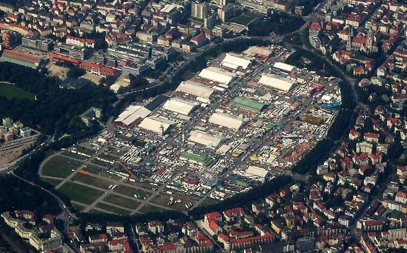 Oktoberfest location in Munich