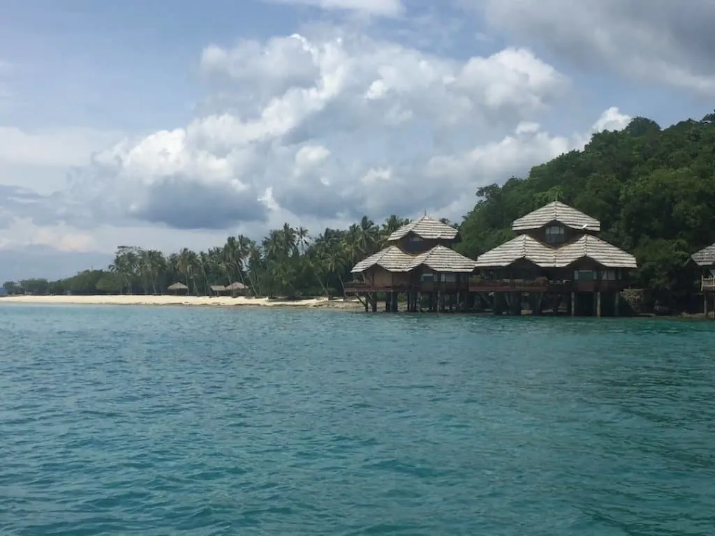 overwater bungalow escape in the Philippines