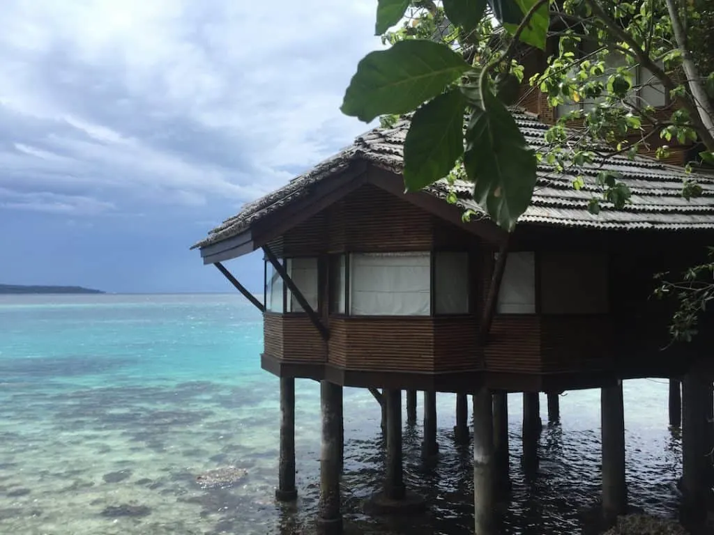 overwater bungalow escape in the Philippines