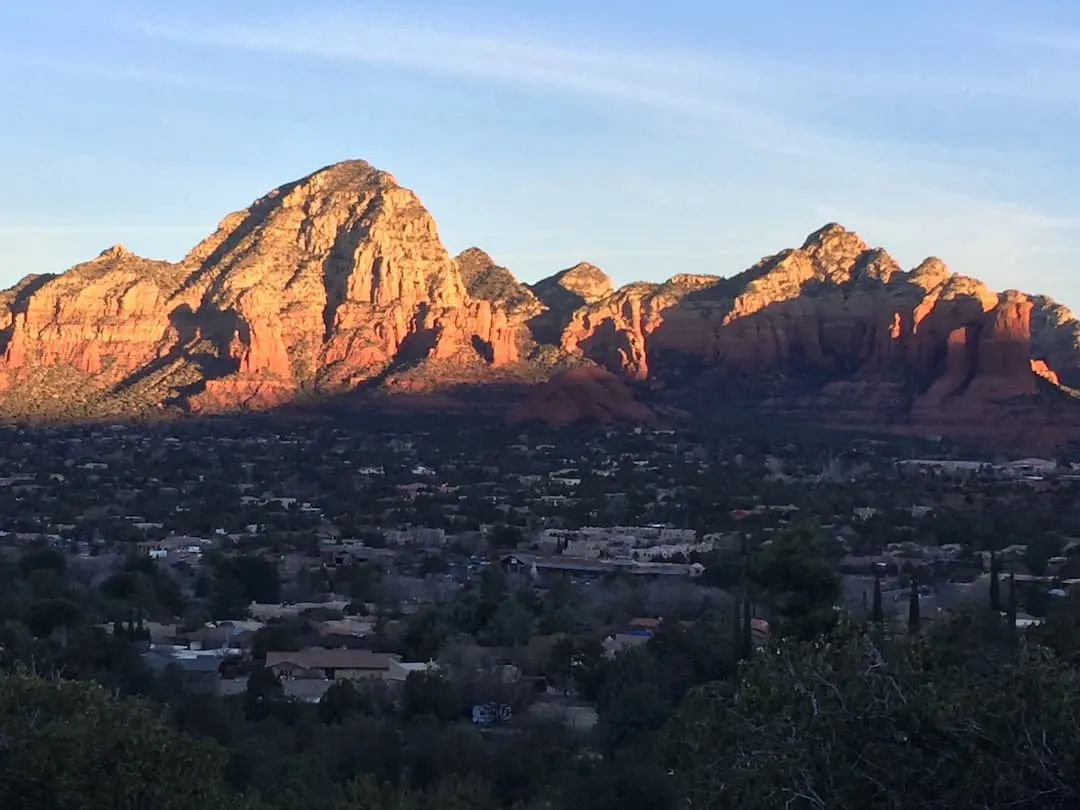 Sedona sunrise view: places to go in Sedona