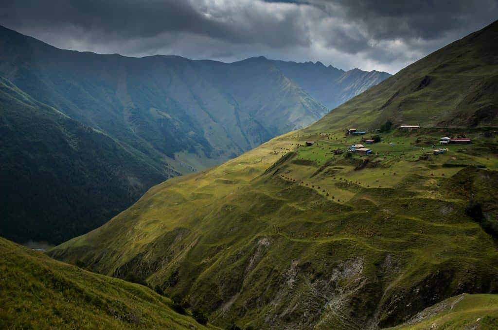 beautiful country of Georgia tusheti national park