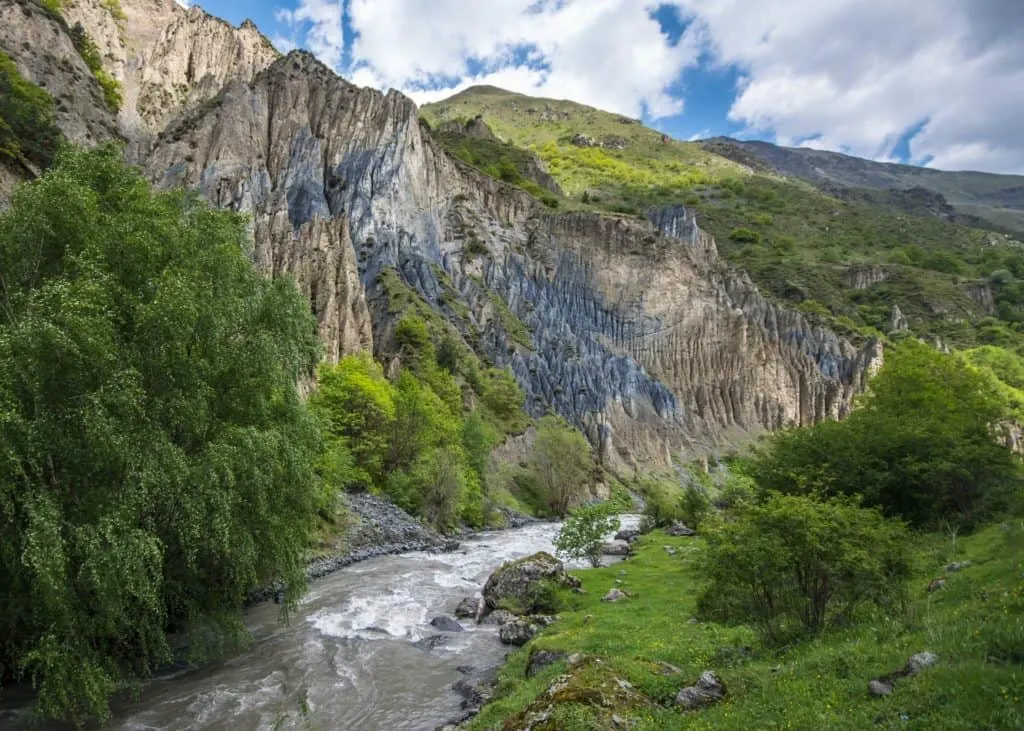 beautiful country of Georgia rugged scenery