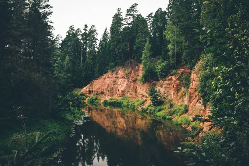 Latvia landmarks - Gauja river