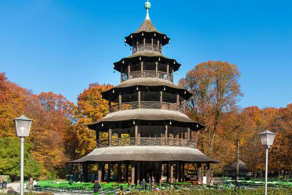 fun things to do in Munich - Chinese Pavilion in Englischer Garten