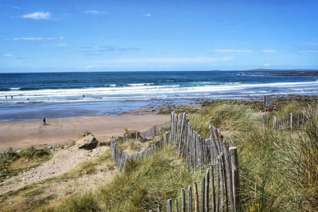 beach at strandhill county sligo ireland