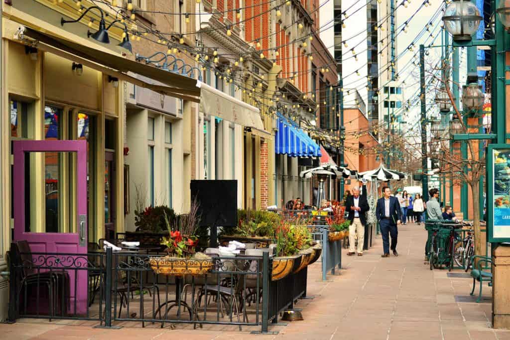 larimer square denver first visit to usa