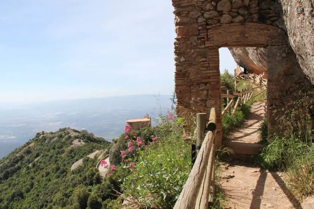 day tours from barcelona spain: montserrat pathway