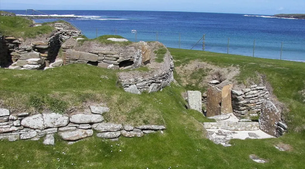 Skara Brae off the beaten path in Scotland