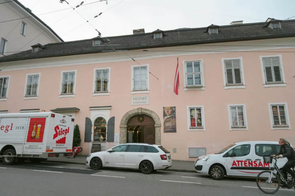 mozart's residence