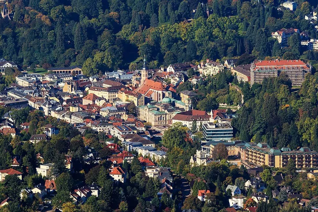 baden-baden town black forest germany