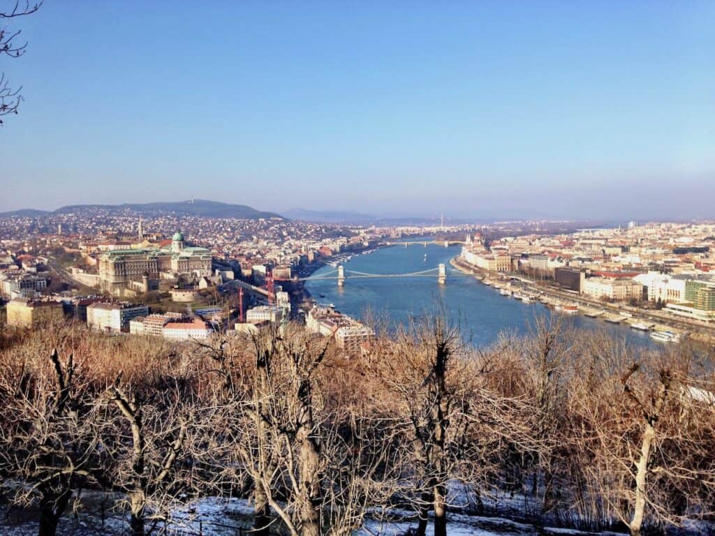 budapest from gellert hill