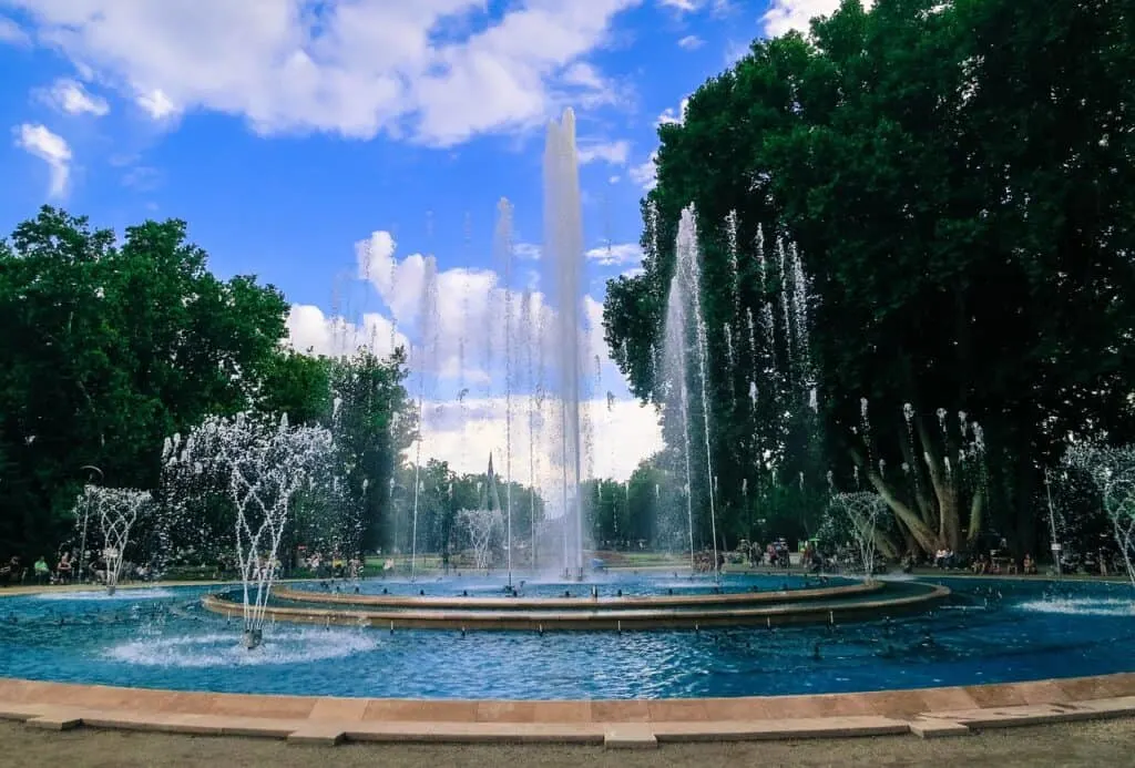 musical fountain margaret island budapest