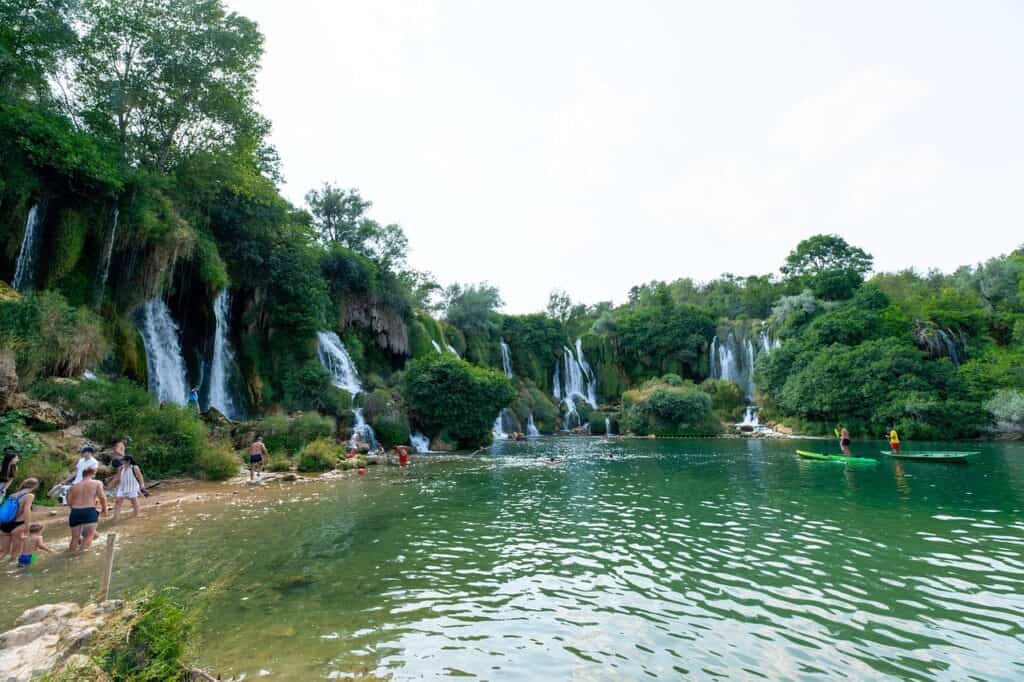 kravice waterfall swimming