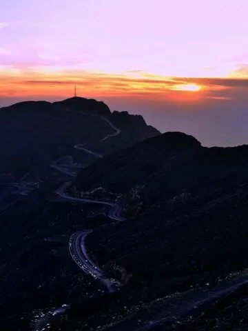 view from jebel jais