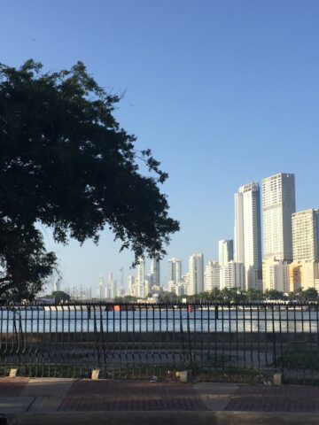 bocagrande and el laguito skyscrapers cartagena colombia