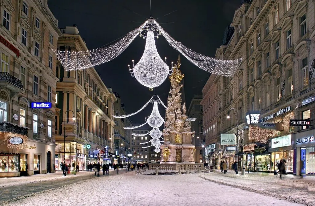 vienna at christmas time