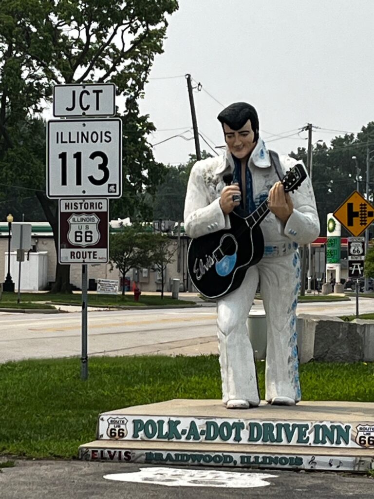 elvis polk a dot drive inn