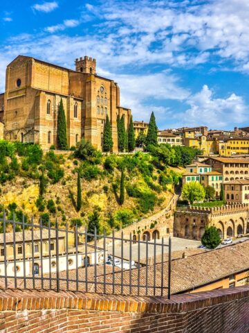 siena skyline tuscany italy