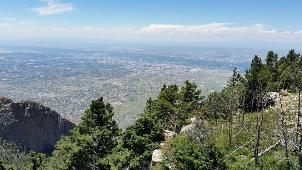 sandia mountains view