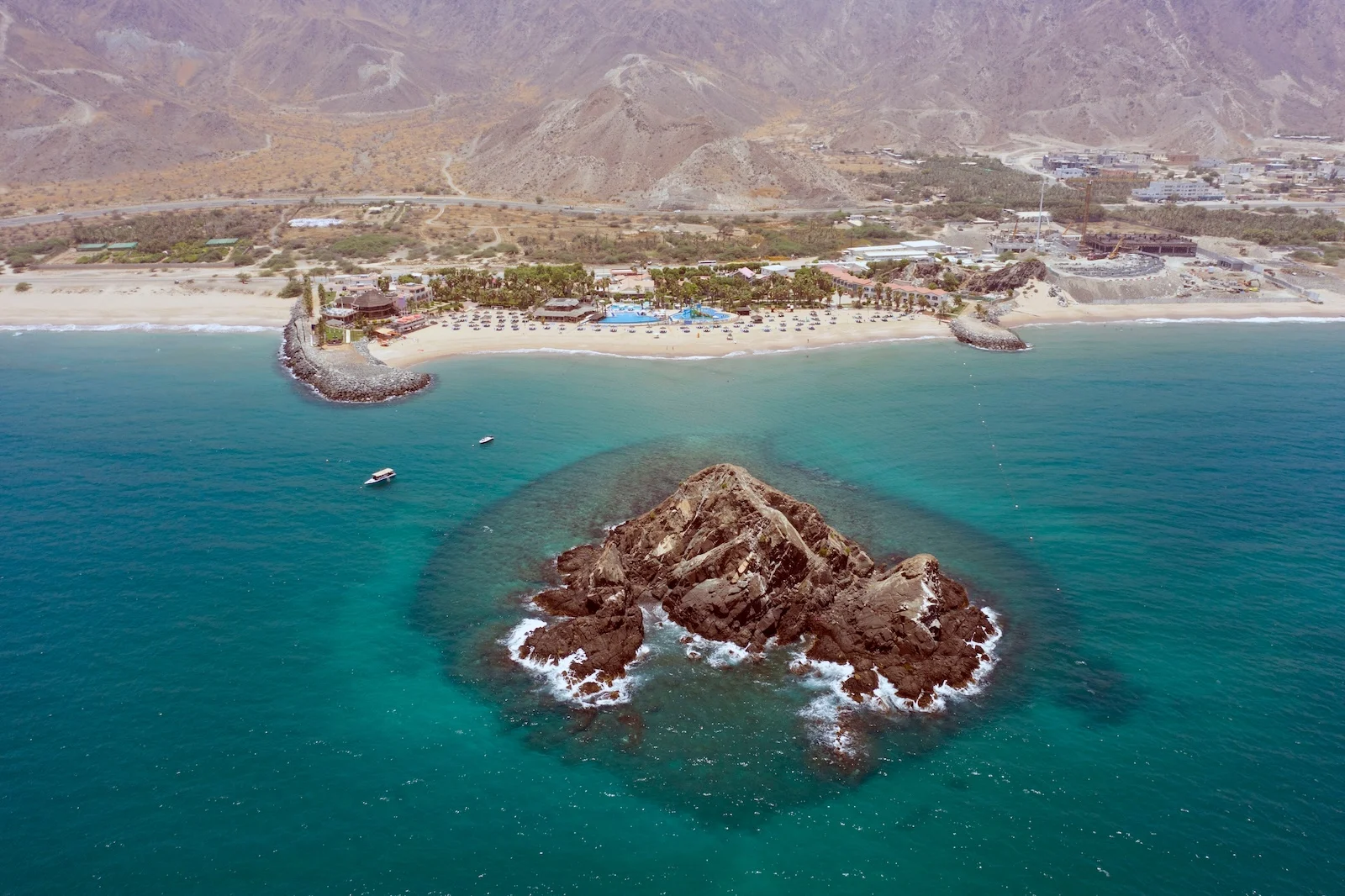 Snoopy Island in Fujairah UAE